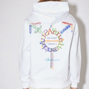 Acne Studios White Hooded Sweatshirt - Male Size S